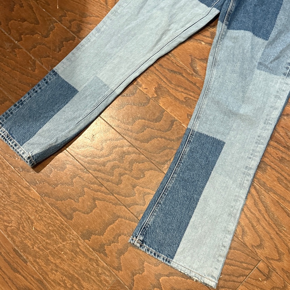 American Eagle Patchwork Bootcut Jeans, Size 10 S… - image 2